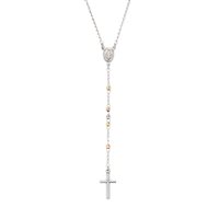 Collana Amen Donna Rosari in Argento CRO30BBRGD - CRO30BBRGD